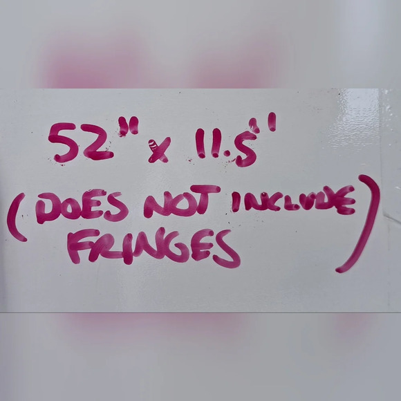 Burberry Scarf Navy Check 100% Lambswool Scotland 52" x 11.5" - Picture 10 of 10